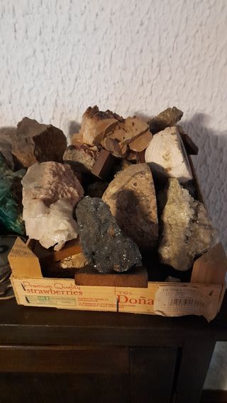 Collezione minerali vari