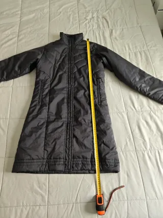 Chaqueta larga Adidas gris mujer