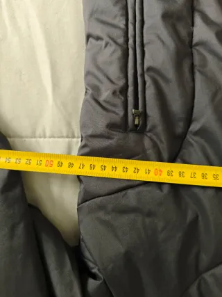 Chaqueta larga Adidas gris mujer