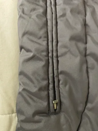 Chaqueta larga Adidas gris mujer