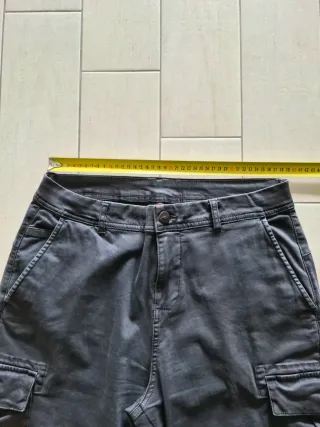 Pantaloni Cargo Bear grigi