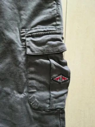 Pantaloni Cargo Bear grigi