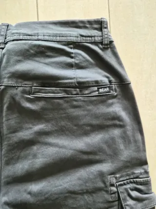 Pantaloni Cargo Bear grigi