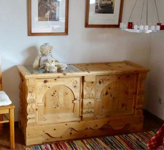 Aparador/Vitrina Madera Maciza Austriaca