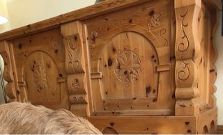 Aparador/Vitrina Madera Maciza Austriaca