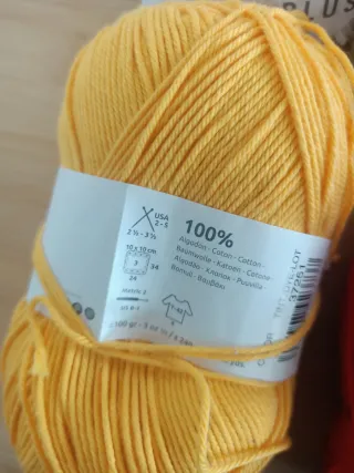 6 Ovillos Katia: Malibu Plus, Butterfly, Menfis