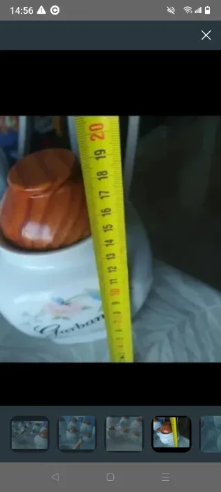 Set especieros vintage cerámica y madera