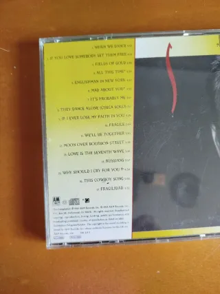 CD Sting - Fields of Gold (1984-1994)