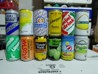 Migliaia di lattine birra e bibite