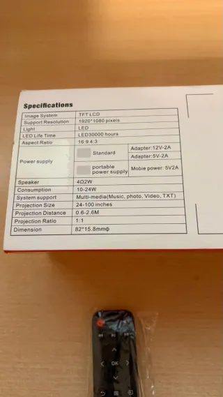 Mini Proyector Rotundity Wi-Fi Ready