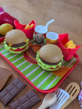 Set di giocattoli di cibo per cucina