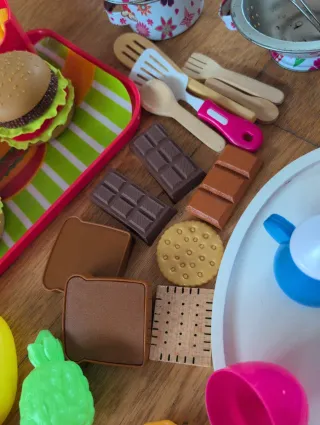 Set di giocattoli di cibo per cucina