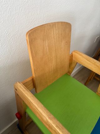 Silla evolutiva madera regulable