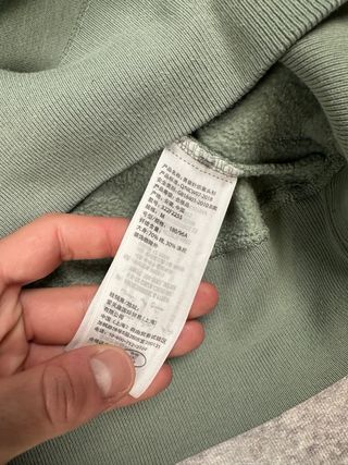 Sudadera Hollister Verde Oliva Cuello Redondo