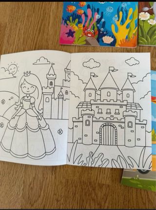 Pack 6 libros infantiles para colorear – 60 dibujo