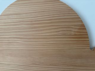 Cabecero nube madera natural 135cm