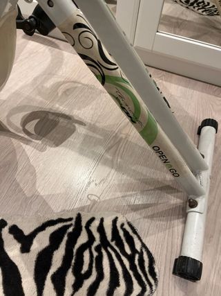 Bicicleta Estática BH Open Go Plegable.