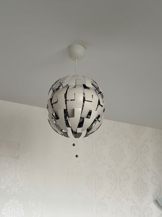 Lámpara Ikea PS2014 Blanca y plata