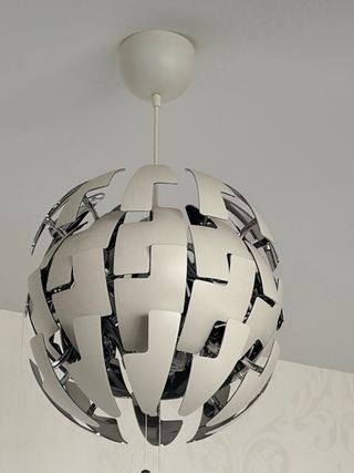 Lámpara Ikea PS2014 Blanca y plata