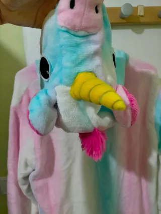 Kigurumi de unicornio con capucha Talla M