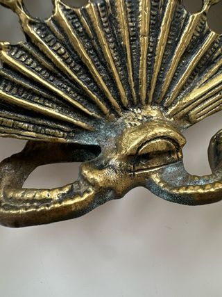 Espejo Tocador Art Nouveau forma de abanico