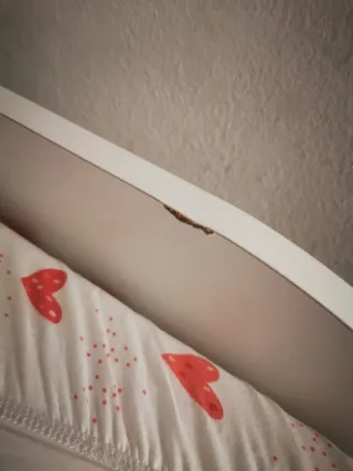 Cama infantil con dibujos de ratón 70×160 cm