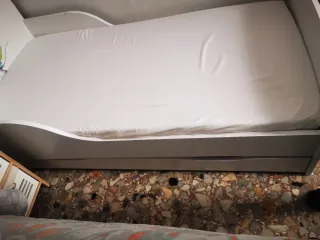 Cama infantil con dibujos de ratón 70×160 cm