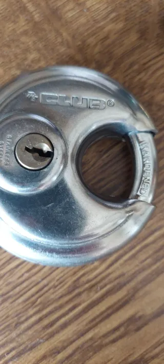 Candado Disco Club Acero Inoxidable