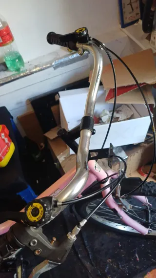 Bicicleta de paseo rosa jl wenty de 26 pulgadas