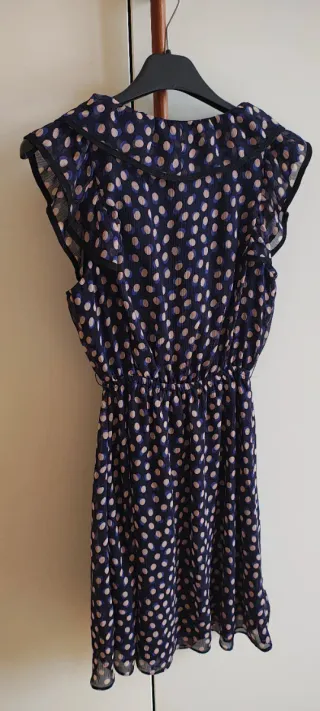 Vestito H&M pois blu e rosa taglia S