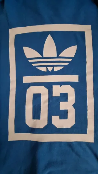 Sudadera Adidas Originals Azul Capucha Talla XL
