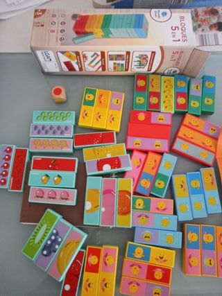 Juego Bloques Madera 5 en 1