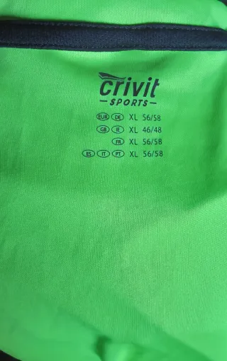 Camiseta Crivit Sport Verde Neón