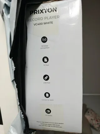 Tocadiscos PRIXTON Maletín - Nuevo sin abrir