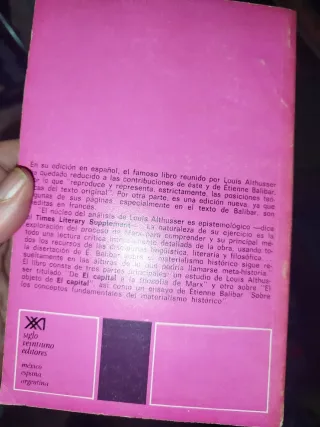 Para leer el capital, Althuser