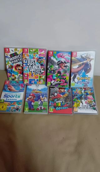 Pack 8 Juegos Nintendo Switch