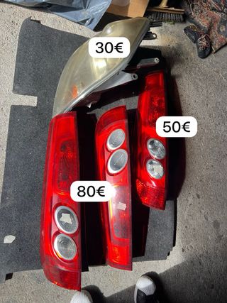 Ford Fiesta Faro Delantero Izq. y Traseros