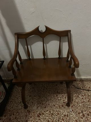 Poltrona vintage in legno