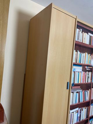 Armario modular madera y plástico