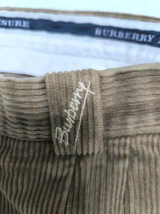 Pantalón pana para hombre marca Burberry