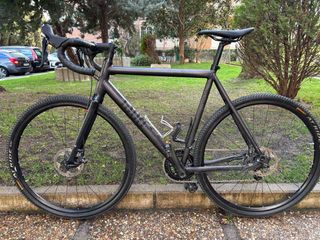 Bicicleta Gravel Rose Cross Negra