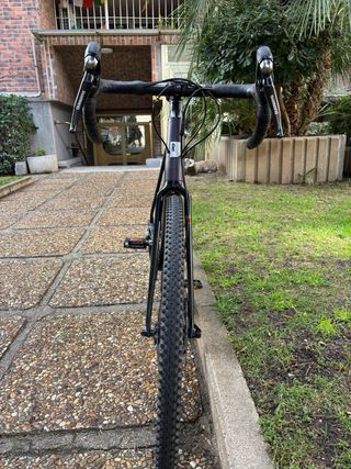 Bicicleta Gravel Rose Cross Negra
