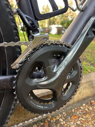 Bicicleta Gravel Rose Cross Negra