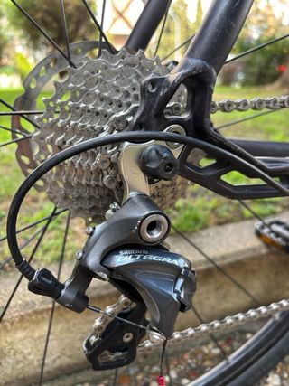 Bicicleta Gravel Rose Cross Negra