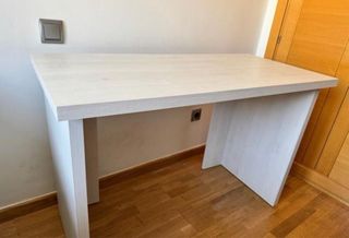 Mesa de estudio madera blanca