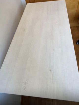 Mesa de estudio madera blanca