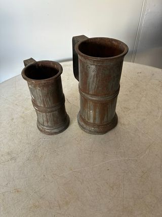 Juego de 2 medidores antiguos