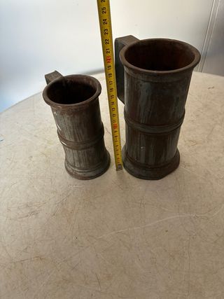 Juego de 2 medidores antiguos