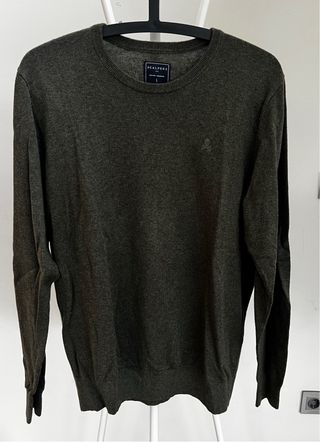 Jersey Scalpers Cuello Redondo Talla L Verde Oliva