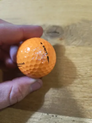 2 Bolas de Golf Naranja Pinnacle